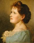 Wojciech Gerson Portret kobiety Sweden oil painting artist